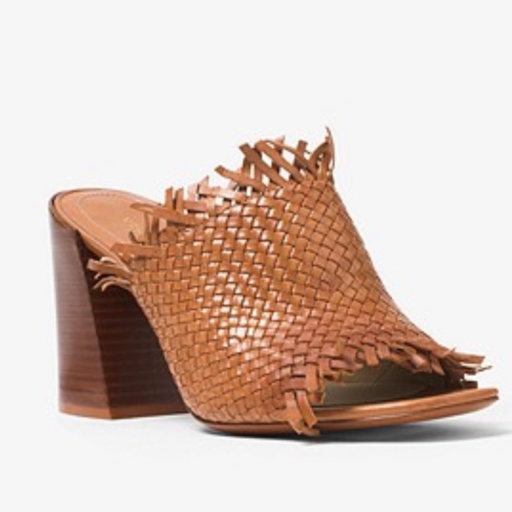 MICHAEL KORS 
Clarkson Woven Leather Mule